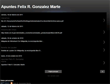 Tablet Screenshot of felixgonzalezmarte.blogspot.com