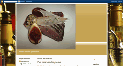 Desktop Screenshot of cocinaconlos5sentidos.blogspot.com