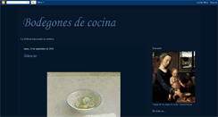 Desktop Screenshot of bodegonesdecocina.blogspot.com