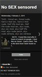 Mobile Screenshot of nosexsesnsored.blogspot.com