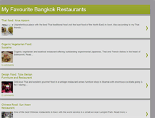 Tablet Screenshot of bangkok-restaurants.blogspot.com