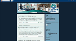 Desktop Screenshot of goodwincollegelibrarywiki.blogspot.com