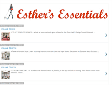 Tablet Screenshot of esthersessentials.blogspot.com