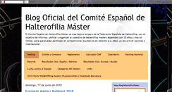 Desktop Screenshot of halterofiliamastercomite.blogspot.com