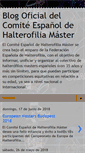 Mobile Screenshot of halterofiliamastercomite.blogspot.com