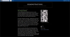 Desktop Screenshot of dimostrazioni.blogspot.com