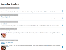 Tablet Screenshot of everydaycrochet.blogspot.com