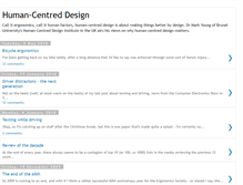 Tablet Screenshot of humancentreddesign.blogspot.com
