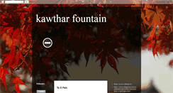 Desktop Screenshot of kawtharfountain.blogspot.com