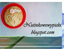 Tablet Screenshot of nutinkowewypieki.blogspot.com