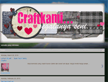 Tablet Screenshot of craftkami.blogspot.com