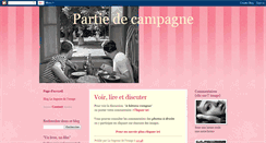 Desktop Screenshot of partiedecampagne.blogspot.com