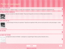 Tablet Screenshot of partiedecampagne.blogspot.com