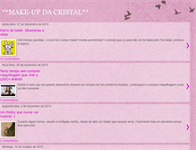 Tablet Screenshot of makeup-da-cristal.blogspot.com