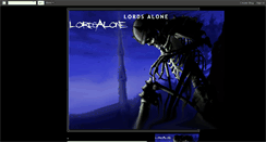 Desktop Screenshot of lordsalone.blogspot.com