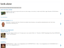 Tablet Screenshot of lordsalone.blogspot.com