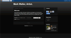 Desktop Screenshot of markwallerartist.blogspot.com