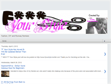 Tablet Screenshot of fyourstyle.blogspot.com