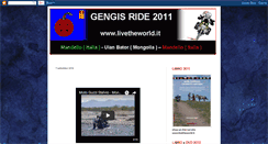 Desktop Screenshot of gengisride2011.blogspot.com