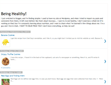 Tablet Screenshot of beinghealthywithme.blogspot.com