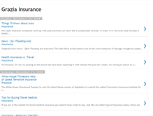 Tablet Screenshot of graziainsurance.blogspot.com