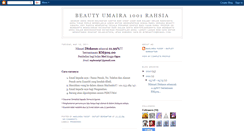 Desktop Screenshot of mybeautyumaira.blogspot.com