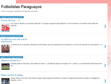 Tablet Screenshot of futbolistasparaguayos.blogspot.com