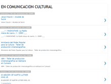 Tablet Screenshot of encomunicacioncultural.blogspot.com