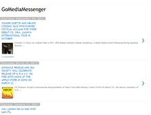Tablet Screenshot of gomediamessenger.blogspot.com