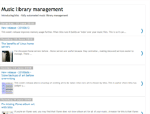 Tablet Screenshot of musiclibrarymanagement.blogspot.com