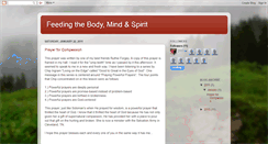 Desktop Screenshot of feedingbodymindspirit.blogspot.com