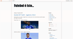 Desktop Screenshot of futeboleisto.blogspot.com
