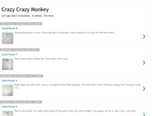 Tablet Screenshot of crazycrazymonkey.blogspot.com