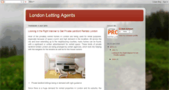 Desktop Screenshot of londonlettings.blogspot.com