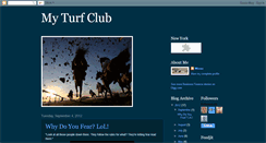 Desktop Screenshot of myturfclub.blogspot.com