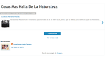 Tablet Screenshot of ludy-cosasymashalladelanaturaleza.blogspot.com