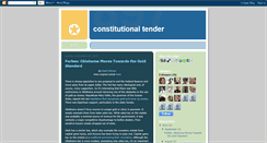 Desktop Screenshot of constitutionaltender.blogspot.com