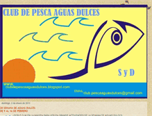 Tablet Screenshot of clubdepescaaguasdulces.blogspot.com