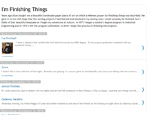 Tablet Screenshot of imfinishingthings.blogspot.com