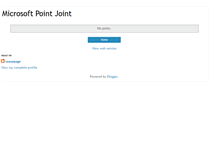 Tablet Screenshot of microsoftpointjoint.blogspot.com