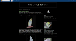 Desktop Screenshot of budgiebirdie.blogspot.com