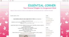 Desktop Screenshot of essential-corner.blogspot.com