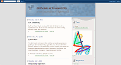 Desktop Screenshot of crescentcitygirlscouts.blogspot.com