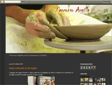 Tablet Screenshot of percorsoargilla.blogspot.com