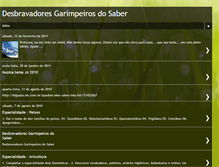 Tablet Screenshot of desbravadoresgarimpeirosdosaber.blogspot.com