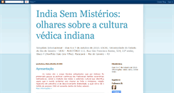 Desktop Screenshot of indiasemmisterios.blogspot.com