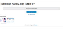 Tablet Screenshot of comoescucharmusicaeninternet.blogspot.com