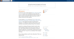 Desktop Screenshot of empowermentor.blogspot.com