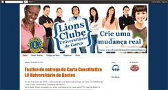 Desktop Screenshot of lionsuniversitario.blogspot.com