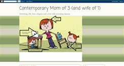 Desktop Screenshot of contemporarymomoftwo.blogspot.com
